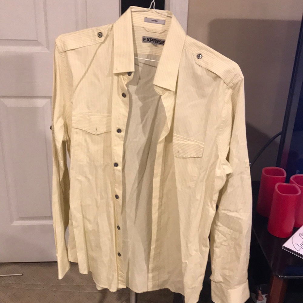 express fitted button down